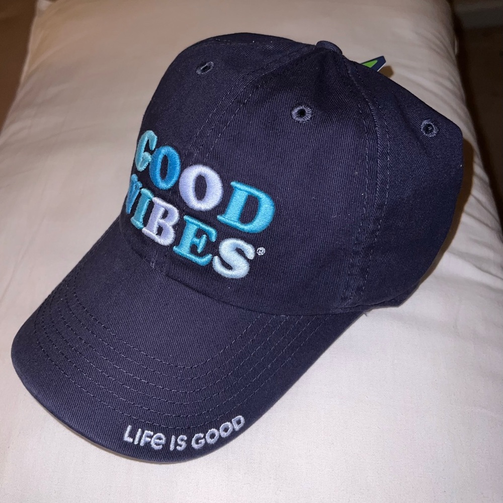 NWT Life is Good Navy Cap